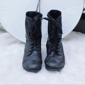 Steve Madden combat boots